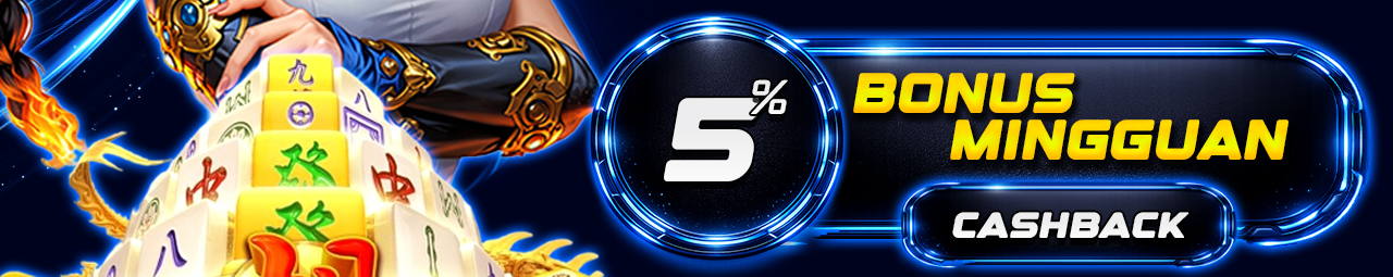 BONUS CASHBACK 5%